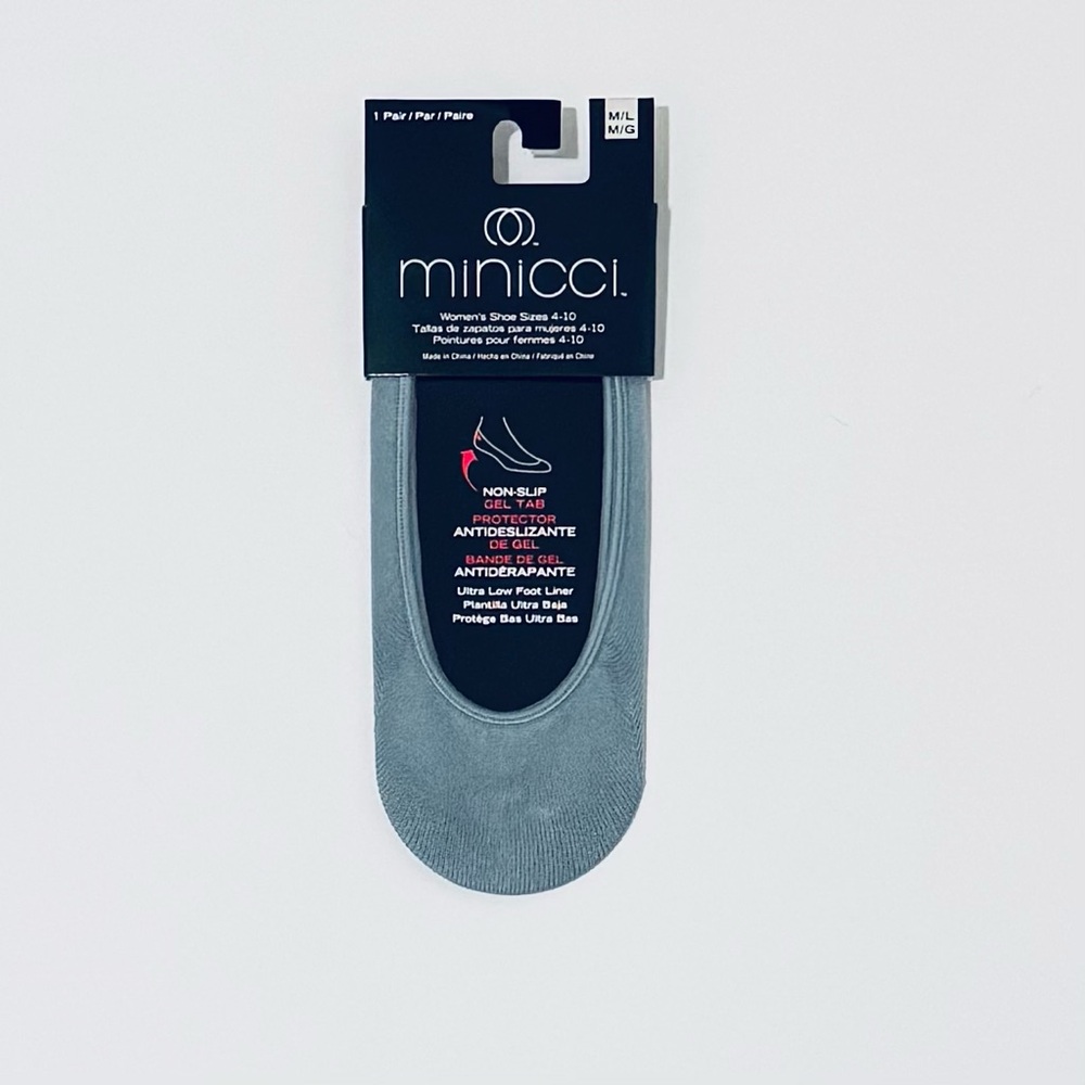 Minicci Women's Non-Slip Socks - Light Blue